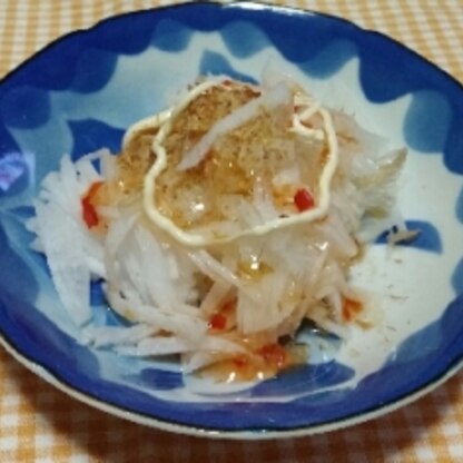 こんばんは♪
鰹節をかけてからふと変わった味が食べたくなって検索したので、こんな結果になってます(笑)あらまっ！これめちゃめちゃ美味しいわ～♥想像以上で感動♪